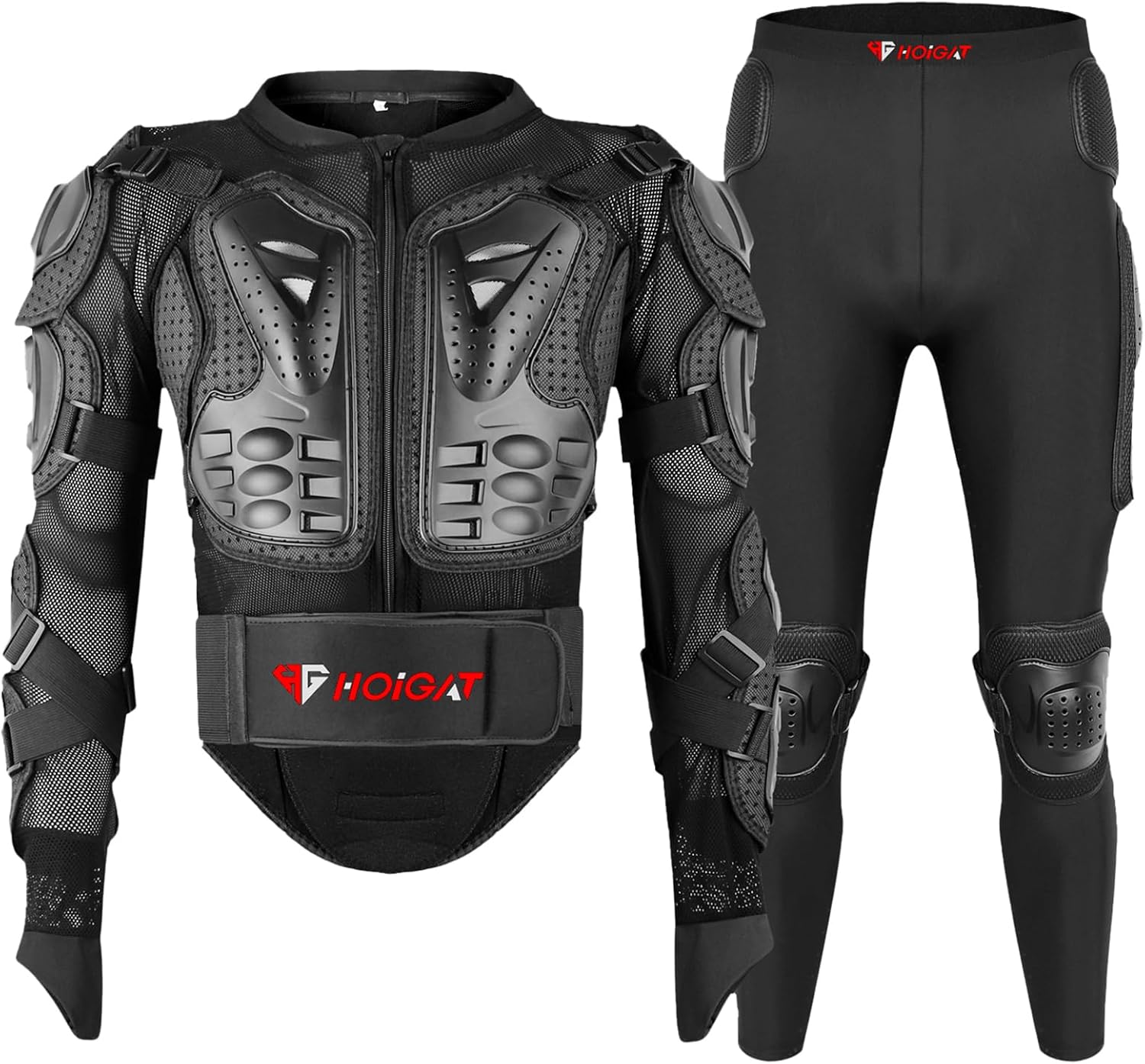 BMX Armor Jacket & Pants Set - Lightweight Bike Protective Gear, Cycling Armor Suit, Full Body Protection for Men & Women, Rollerblading, Skateboarding, Dirt Bike Riding