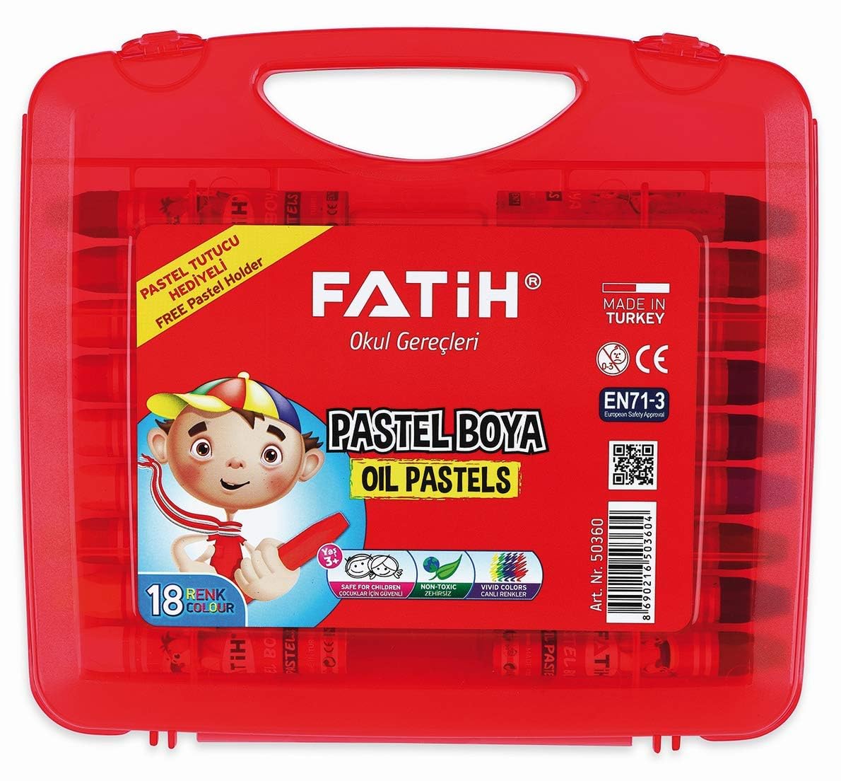 Fatih 50370 pastele olejne, zestaw 24 kolorów