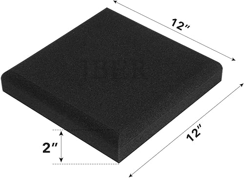 Miniatura 2 de JBER Acoustic Studio Foam, paquete de 24 paneles redondos de espuma de sonido de 2 x 12 x 12 pulgadas, paneles de espuma acústica para estudio,