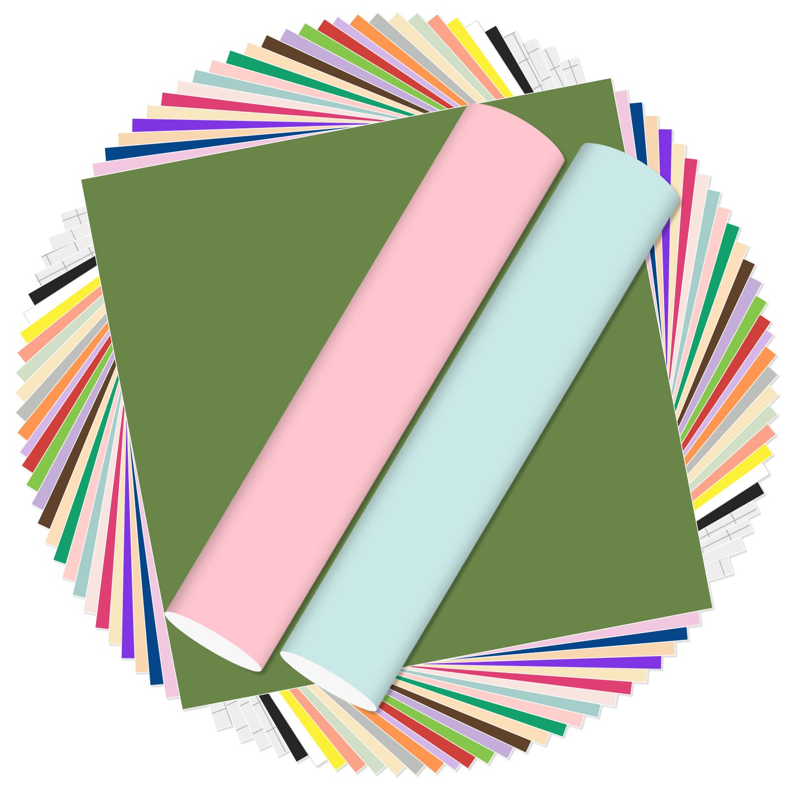 Buy VINYL FROG Matte Permanent Adhesive Vinyl Pack 12''x12'' 30 Sheets/Pack Assorted Colors