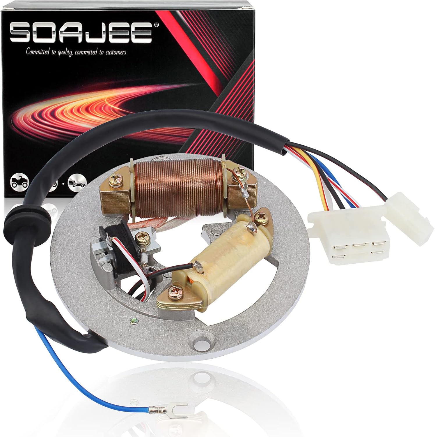 SOAJEE Stator Coil Compatible with Yamaha YZinger