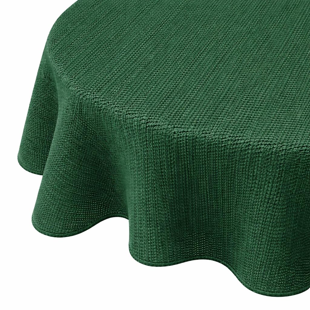 Brandsseller Obrus na stół ogrodowy, z pianki, odporny na warunki atmosferyczne, antypoślizgowy, do ogrodu, na balkon i na kemping – zielony, owalny, 160 x 220 cm