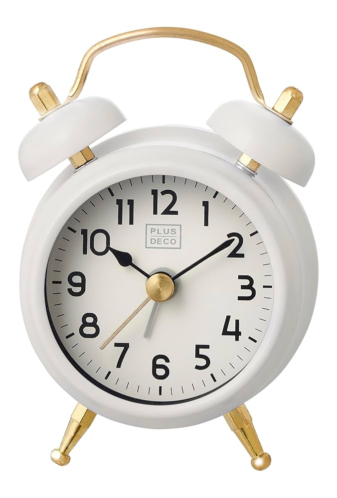 Amazon.co.jp: CREPHA(クレファー) 置き時計 アナログ 小型 直径