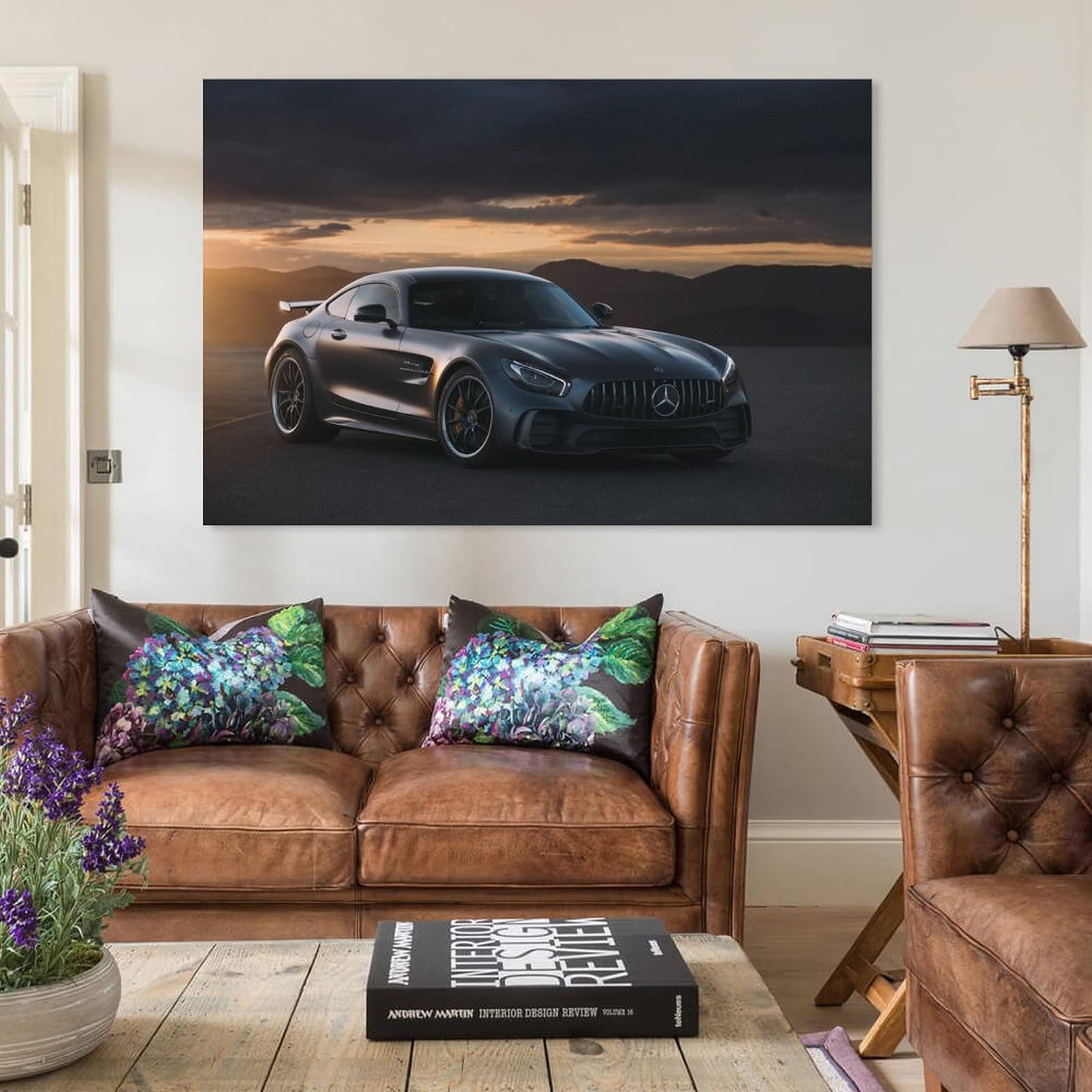 Poster Supercar Mercedes Amg W14 voiture de course - Peinture