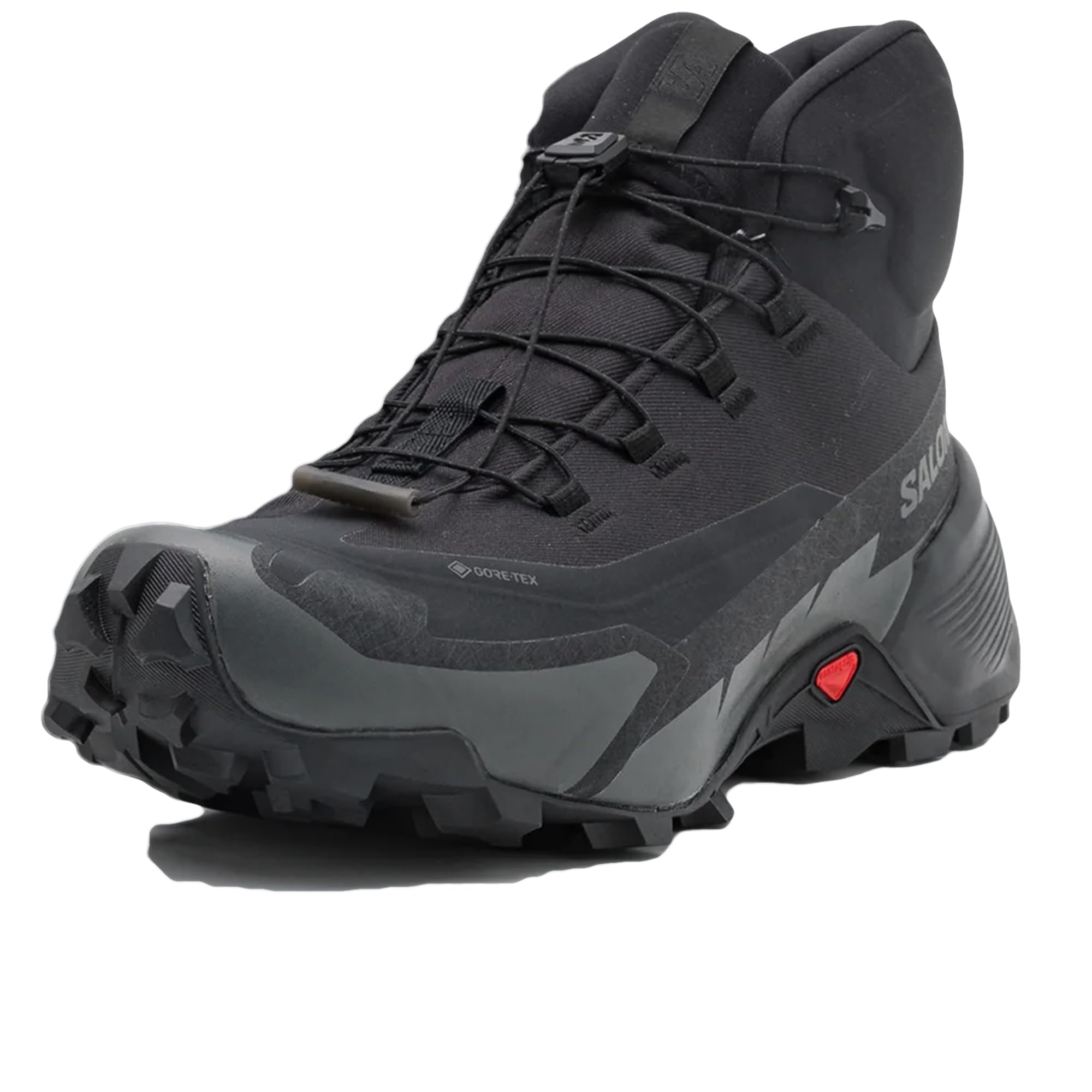 Salomon Męskie buty X-Chase Mid GTX Black/BK/magnetyczne buty górskie, Czarny magnes, 46 EU