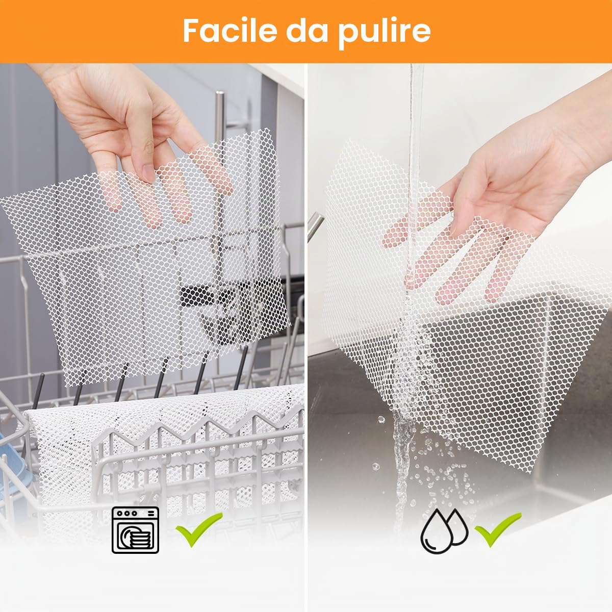 AIEVE - Confezione da 5 fogli di disidratazione - Per disidratatore automatico - Compatibili con WMF Kitchen minis - In silicone, antiaderenti - Per essiccatore di frutta, senza BPA