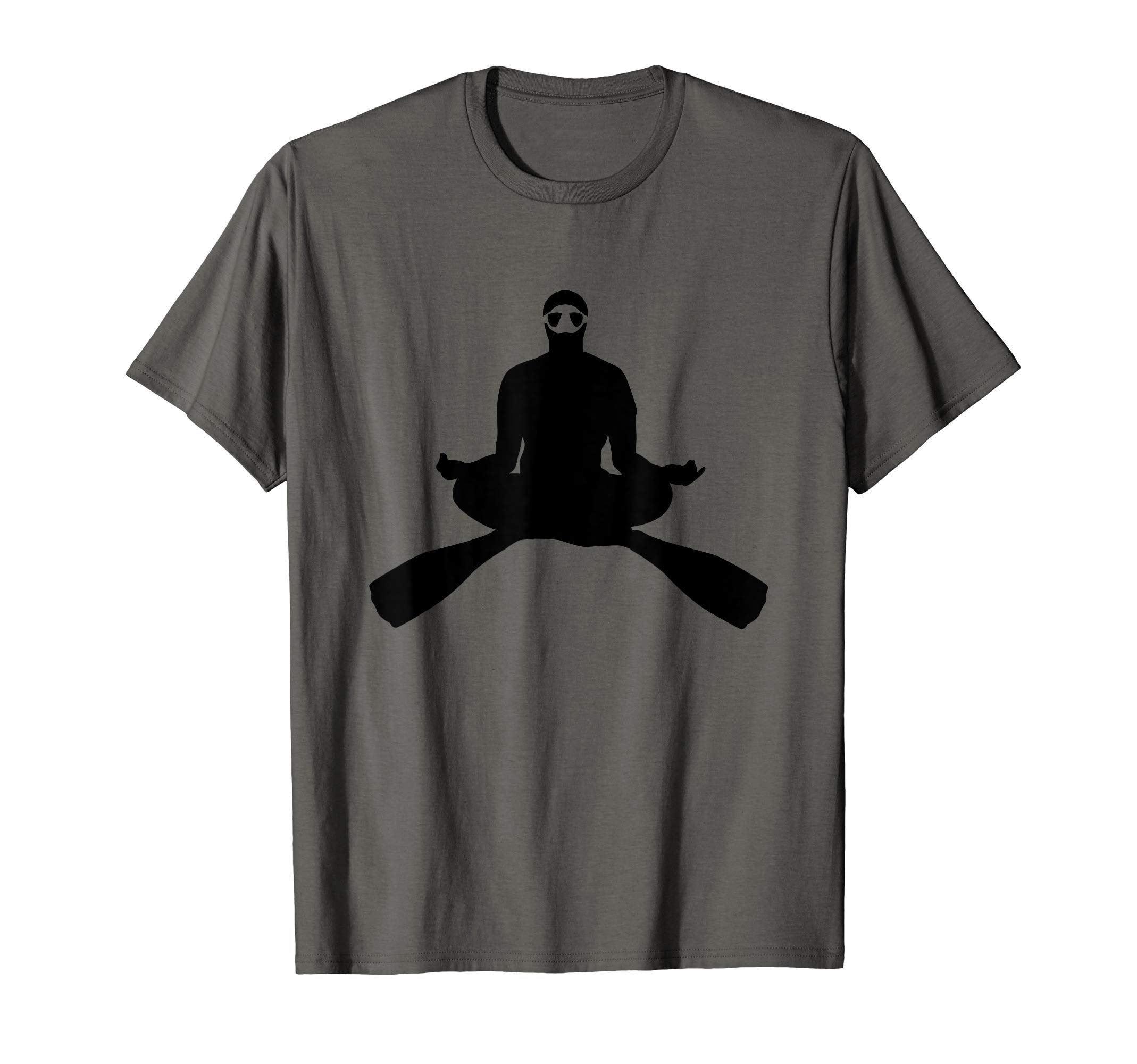 Meditating Yoga Freediver Diver Freediving T-Shirt