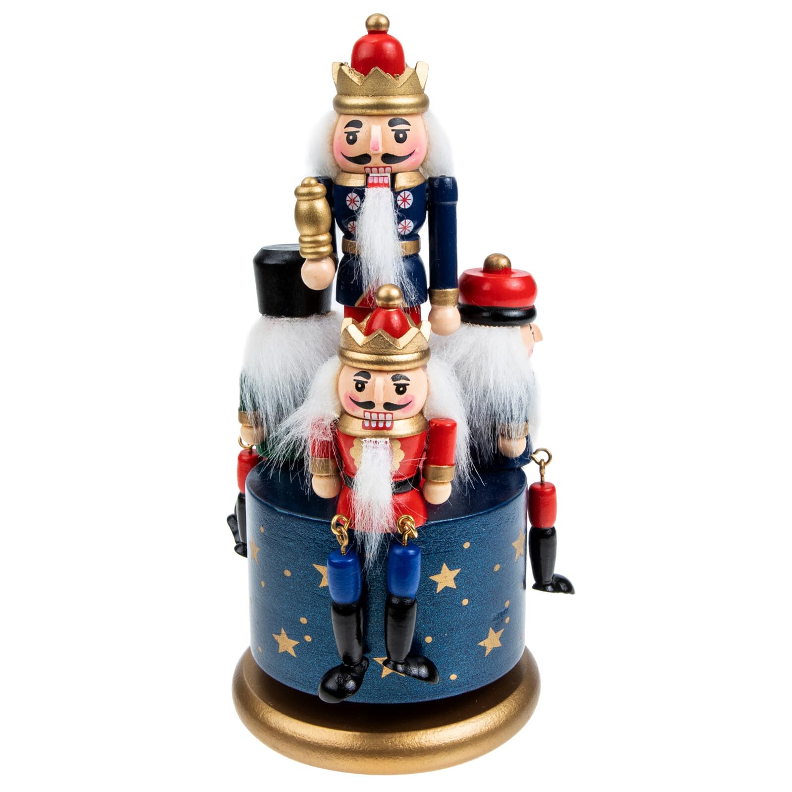 Boîte à musique Casse-Noisette rotative en bois cadeau original