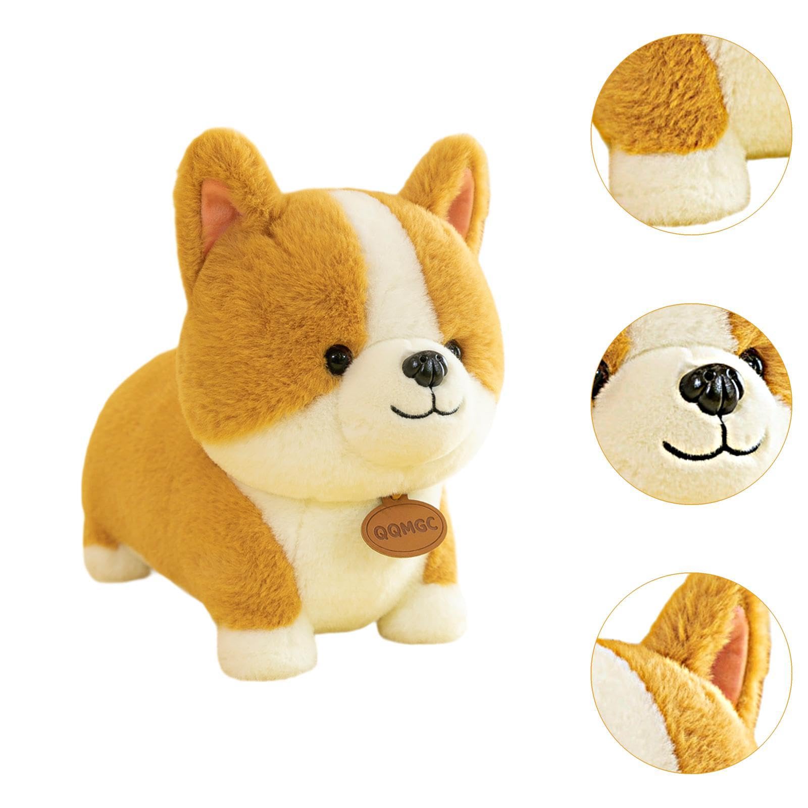 Peluche a Forma di Cane per Bambini, Decorazione per La Stanza E Giocattolo, 55 Cm
