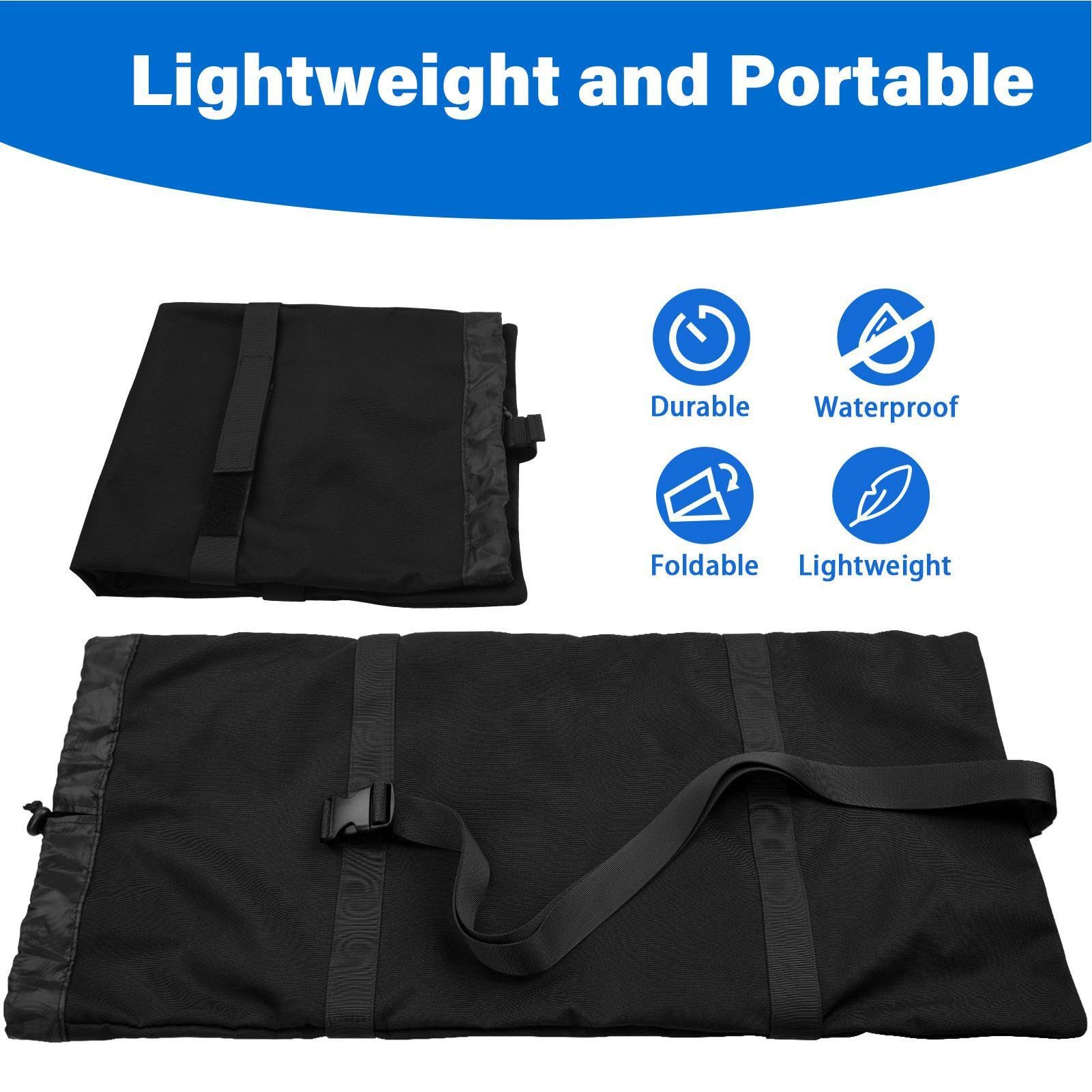 Genérico de almacenamiento de silla plegable - Organizador de transporte de reemplazo para el sillón para | de silla a prueba de polvo duradera, de almacenamiento plegable para pesca,