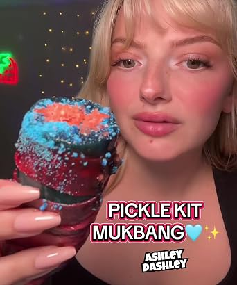 Cotton Candy Pickle Kit-(13 Pcs)-Candy Gift-Easter Gifts For Kids, Teens, teen girl, boy w Cotton Candy Crunch, Chamoy sauce, Mexican candy care package