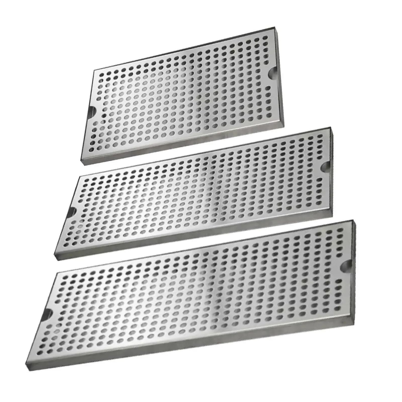 Biertropfschale aus Edelstahl – Geschenkset – Zubehör für Hausbar und Teezeremonie – Tropfschale (50 x 17,5 x 1,5 cm) – Ideal für Teestuben und Partys