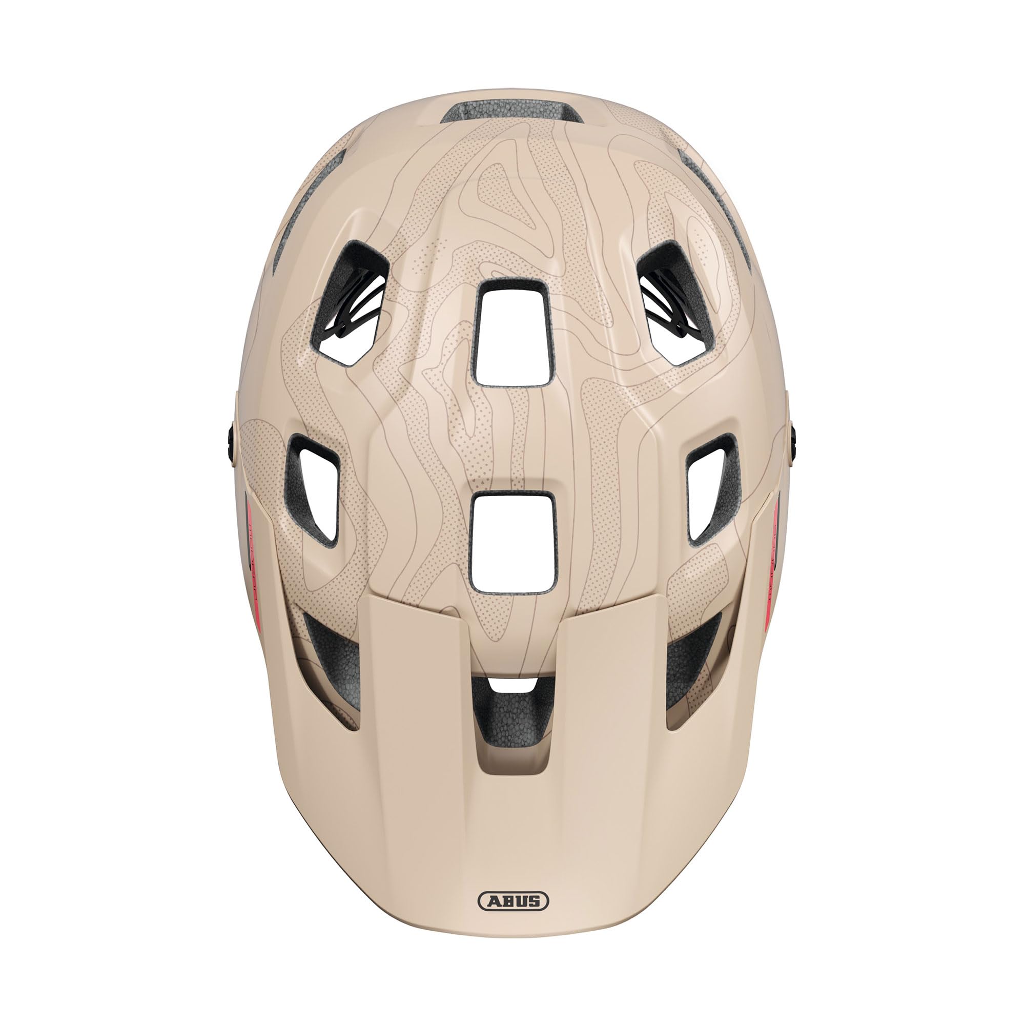 ABUS MoDrop Casco MTB, casco da bicicletta robusto con buona ventilazione per mountain bike, vestibilità personalizzata, per donna e uomo Beige (dusky camel) S (51-55 cm​)