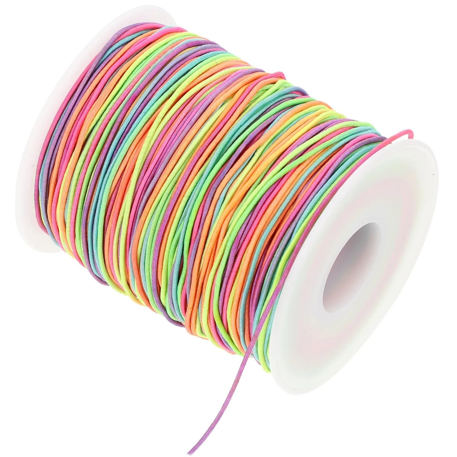 Elastic String for Bracelets 5 Rolls DIY Bracelet Stretchy Jewelry Making Cord Beading Thread for Necklaces Crafting Sewing Necklace