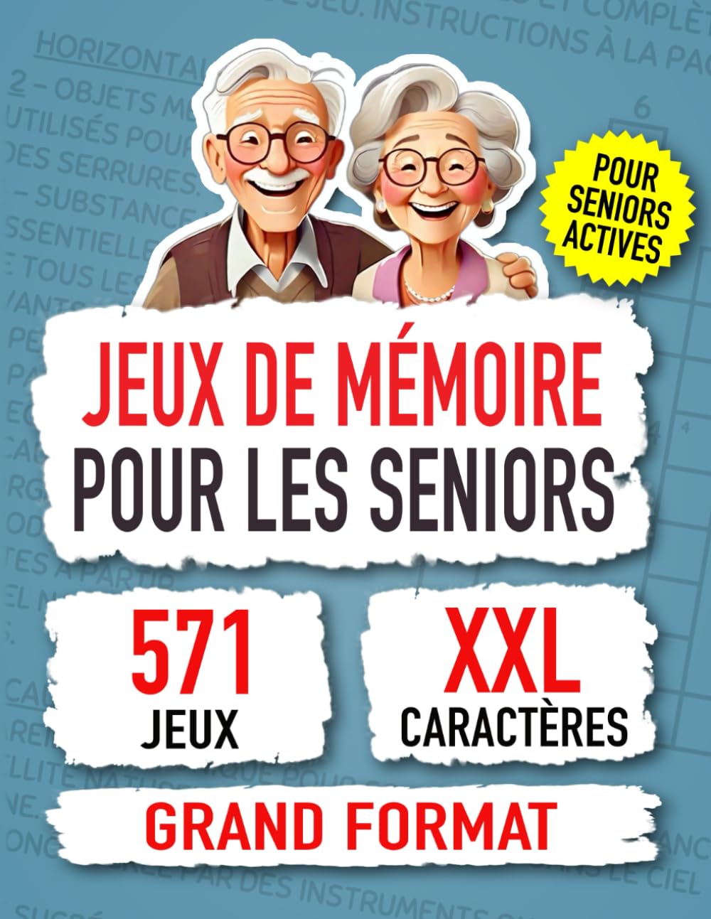 Jeux de Mémoire Pour les Seniors: 571 Jeux de Mémoire Stimulants pour Seniors Cadeau Intelligent pour un Cerveau Actif!