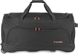 Travelite Basics Fresh Duffle L Travel Luggage, 71 cm, black, 71 cm