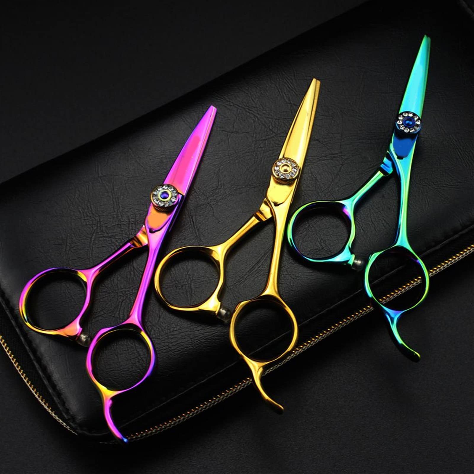 Schneiden Schere Haar Schere Friseur Tesouras Salon Farbe Persönlichkeit,Grün