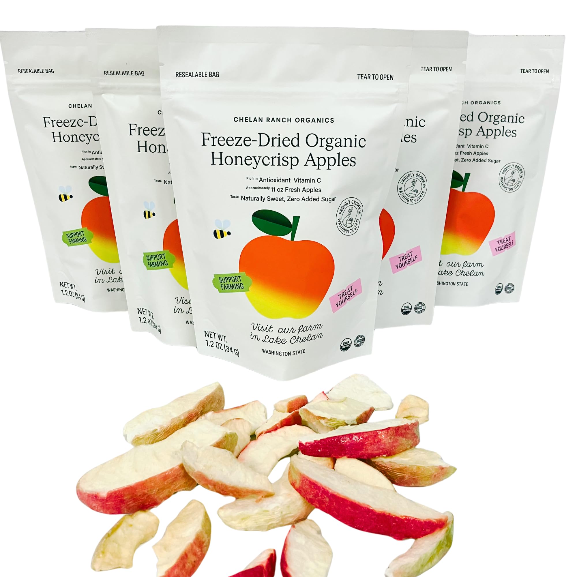 Amazon.com: Chelan Ranch Organics Freeze-Dried Organic Honeycrisp