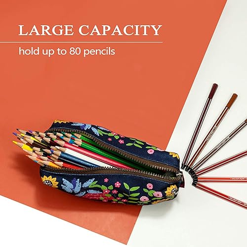 Miniatura 2 de LParkin Lindo jardín gnomo lona lápiz estuche pluma bolsa gadget caja caja estacionaria maquillaje cosmético bolsa