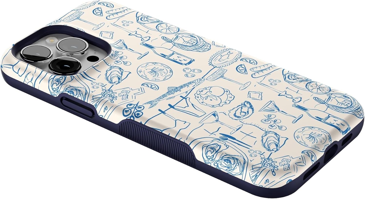Casely iPhone 13 Pro Max Case | Amalfi Aperitivo | Dolce Vita | Bold Protective Design | Compatible with MagSafe