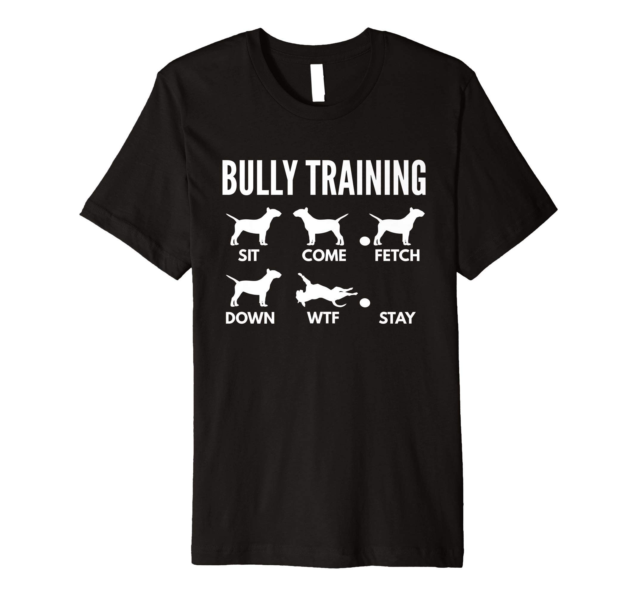 Pedigree PrintsBully Training - English Bull Terrier Tricks Premium T-Shirt