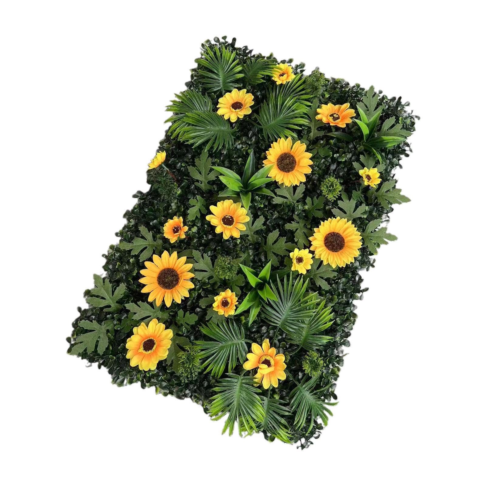 IOIUSKKU Pannello da parete con fiori artificiali di qualità, affidabile, per esterni, bellissimo decoro per sfondi di eventi, feste e matrimoni, pannello da