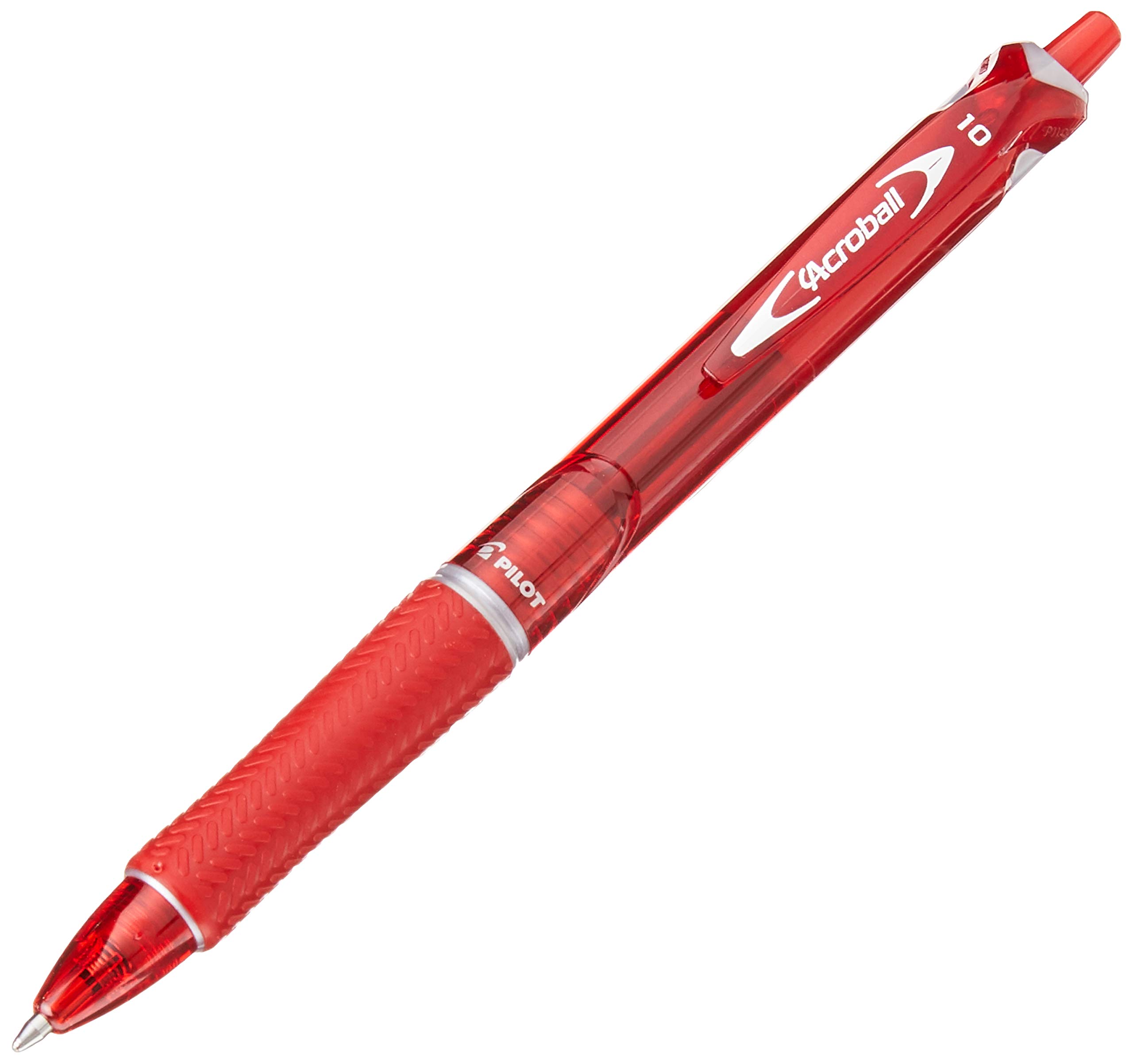 Pilot BegreeN Feed 4-Farben Druckkugelschreiber – 10 Stück In Rot Mit Weichem Softgrip