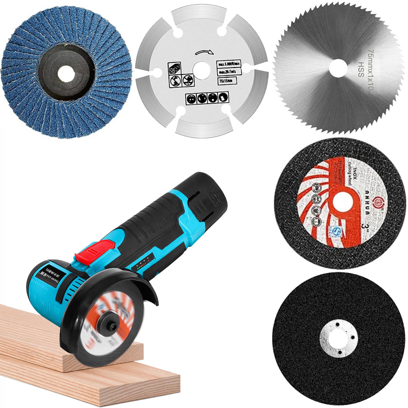 Amazon | グラインダー 刃 75mm 5枚セット ディスクグラインダー 刃