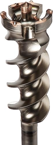 Miniatura 2 de BOSCH HC6521 - Broca de martillo giratorio SDS Max de 2-12 pulgadas x 18 pulgadas x 24 pulgadas, con orificio salvaje, color plateado