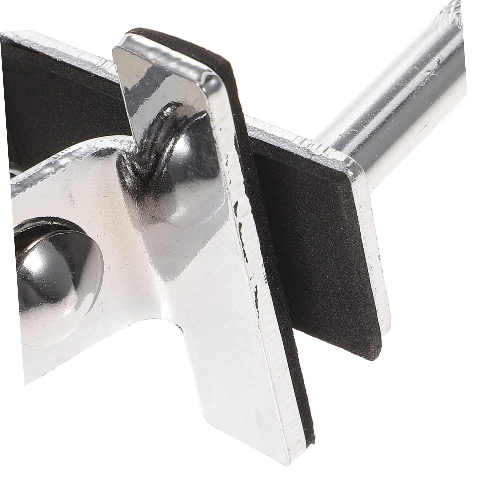 FUNOMOCYA Sturdy Bass Drum Stand Extension Cowbell Clamp Holder Music Instrument Part