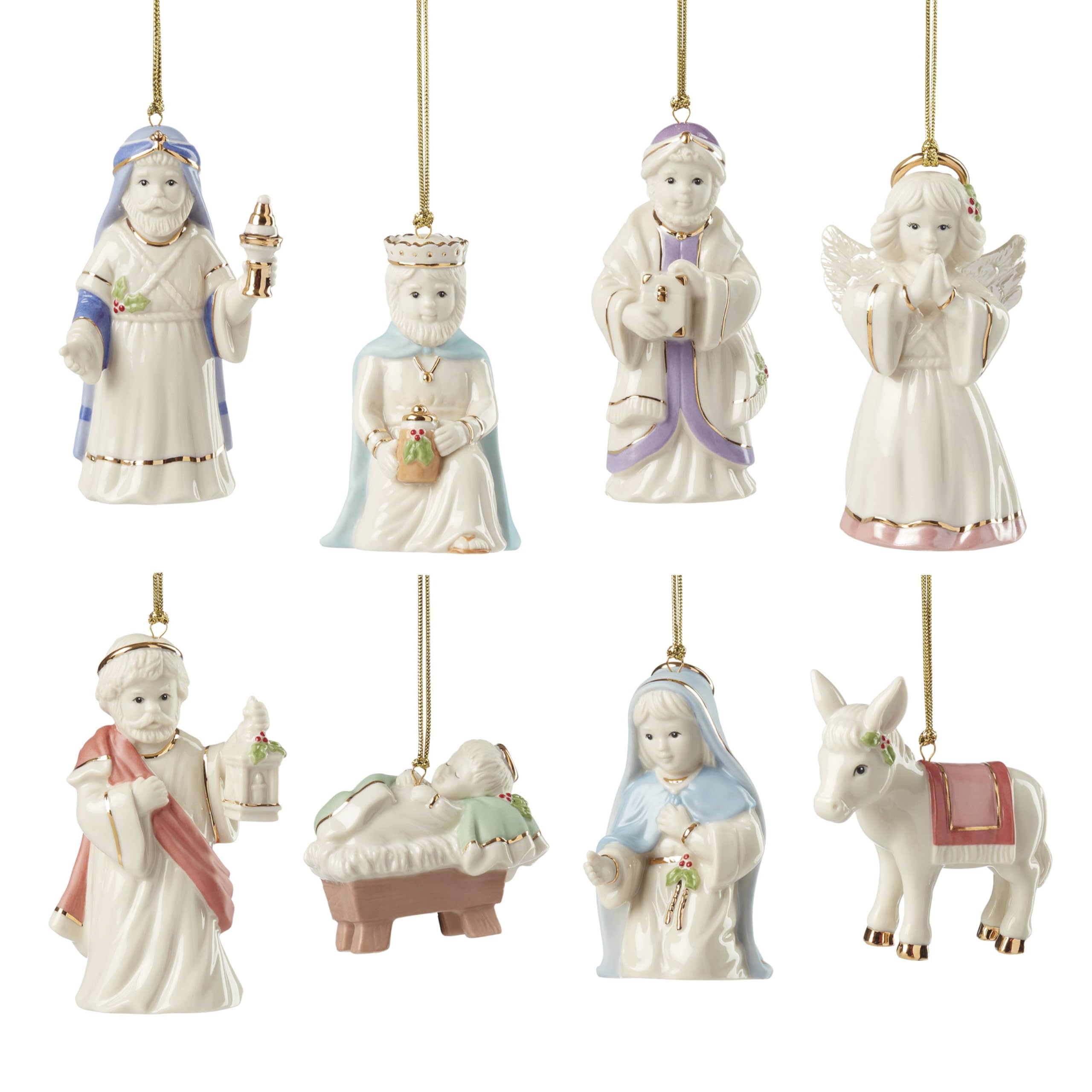 Amazon.com: Lenox 896533 First Blessings Nativity 8-Piece Ornament