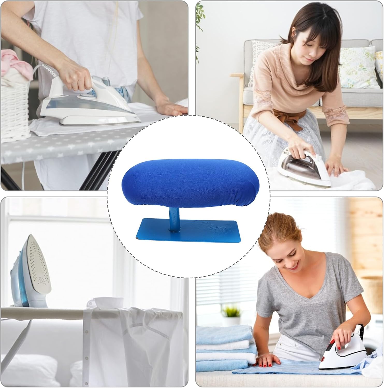 Mobestech Compact Small Chest Ironing Board with Non-Slip Base Heat Resistant Sleeve Form for Household Clothes Ironing and Laundry Use
