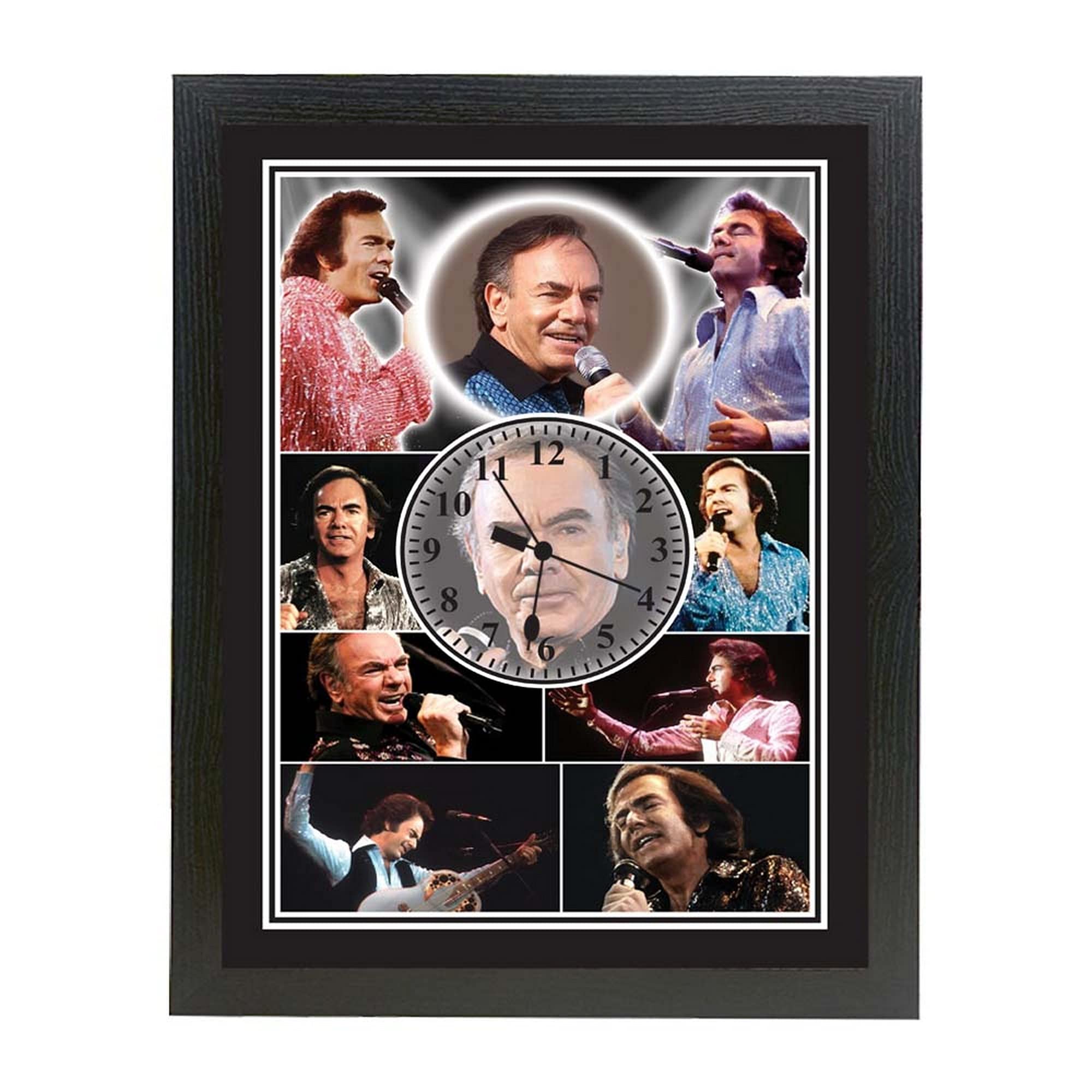 Diamond The-Jazz-Singer Celebrity Icon Wall Clock Gift Neil