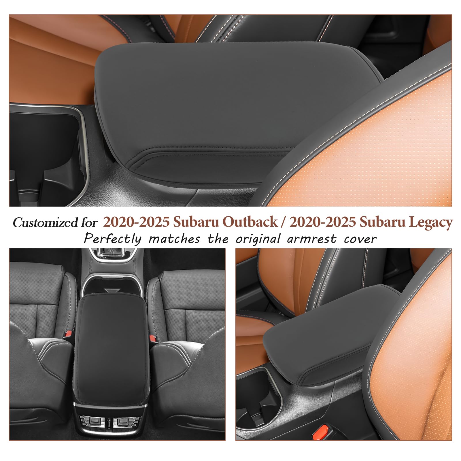 SKTU Copertura per console centrale Outback 2025 per Subaru Outback 2020-2025 / 2020-2025 Subaru Legacy copertura bracciolo Subaru Outback 2025 Accessori 2025 Outback Wilderness Center Console Cuscino