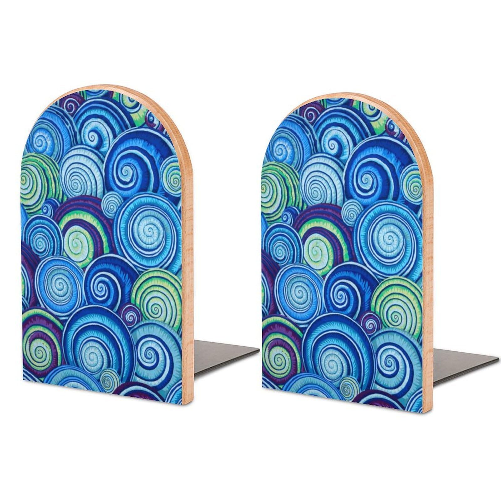 Nclqvjxzkhw Style Waves Of The Sea Book Ends For Shelves Bookends Bookshelf Holder Stand Books Stopper Home Office Decor
