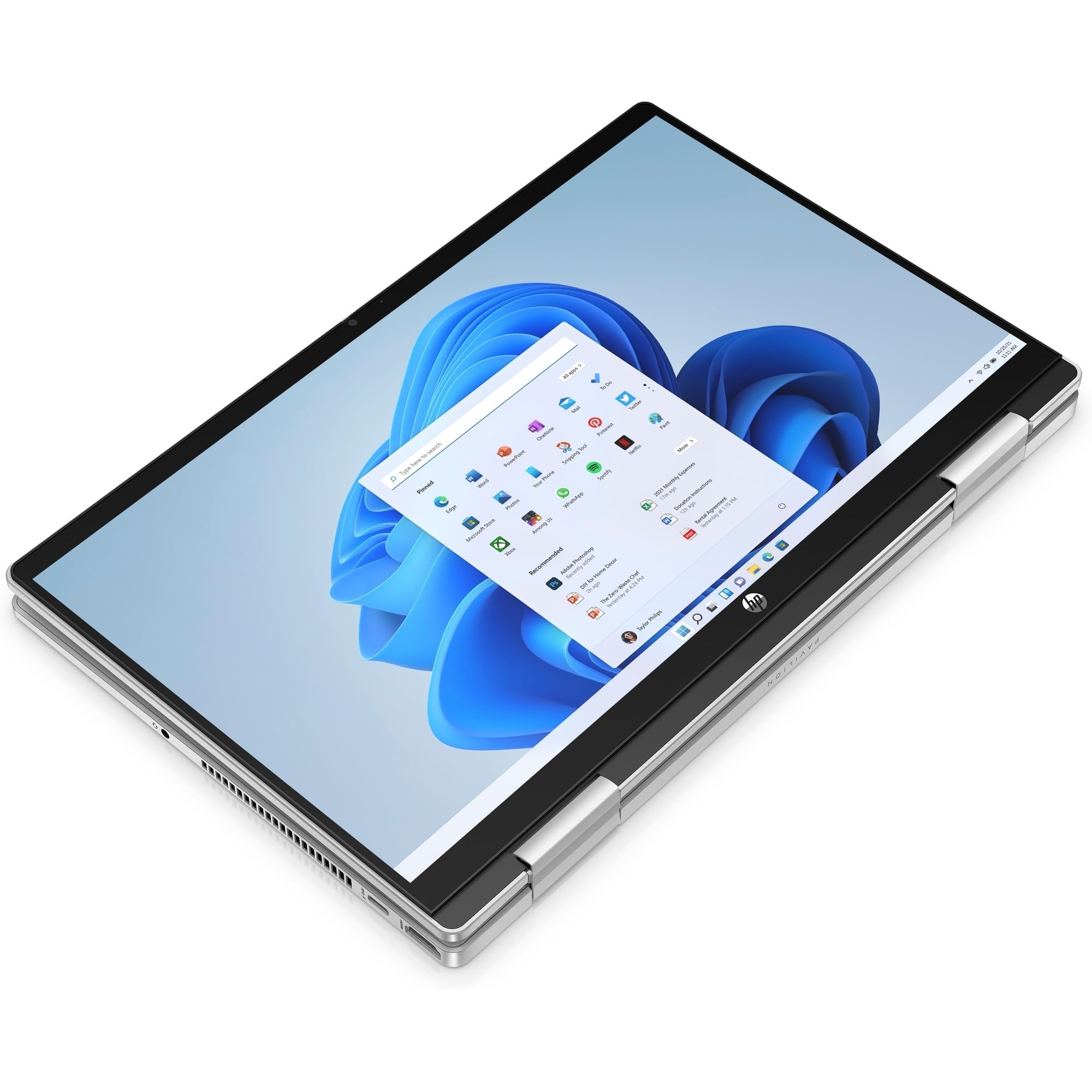 HP Pavilion x360 14-ek1001sl, Intel Core I5-1335U, RAM 8GB DDR4, SSD 256GB Pcle NVMe, Display Touch 14" IPS micro-edge FHD, Intel Iris Xe, Audio B&O, Windows 11, Argento