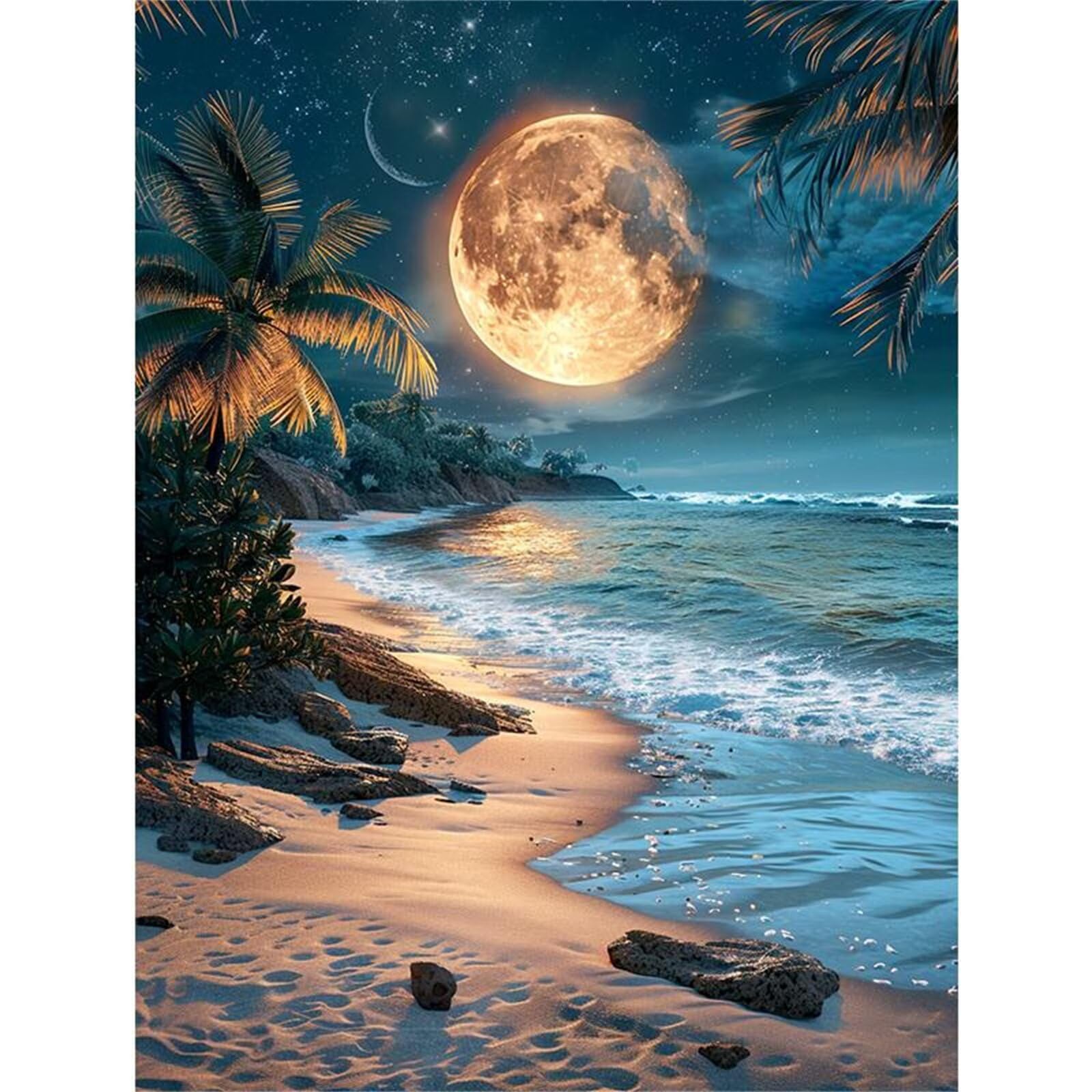 Puzzle 700 elementów, Luna Island Puzzle dla dorosłych, 55 x 42 cm, puzzle, gra edukacyjna, wyzwanie, 700 elementów, puzzle dla dorosłych i dzieci