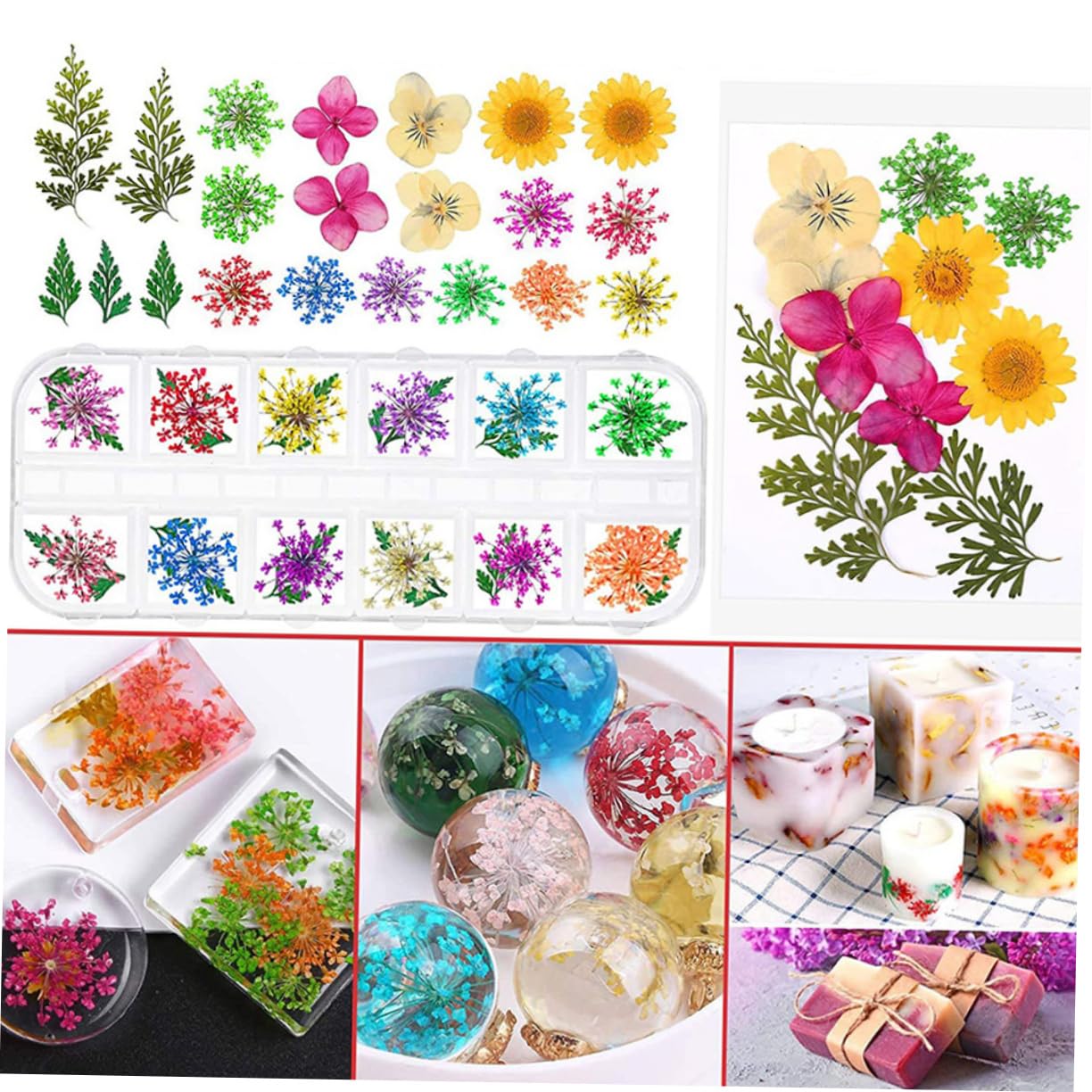 Kit Epossidico per Creazione Gioielli e Decorazioni Artigianali, per Stampi in Resina e Cover Telefono, in Plastica e Legno, per Ragazzo Ragazza e Appassionati DIY