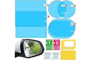 Anti-Fog Car Side Mirror Films, Rainproof Nano Coating Protective Stickers