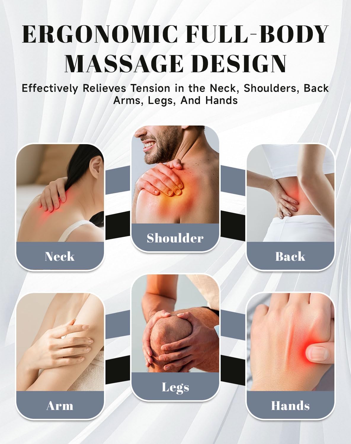 Electric Massage Scraper & Massager, Three Modes Levels, with Led Display, 3 Power Levels, Portable Compact, Long Battery Life, Deep Muscle Relief for Whole Body (1 Pcs)