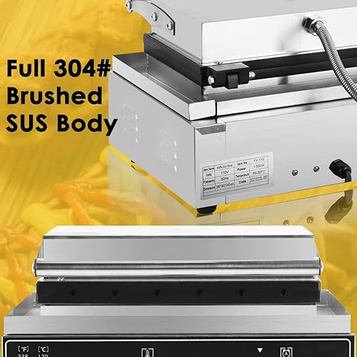 Miniatura 7 de Máquina para hornear muffins, parrilla de salchichas  Máquina eléctrica de gofres de 6 rejillas para perros calientes antiadherentes - Máquina para