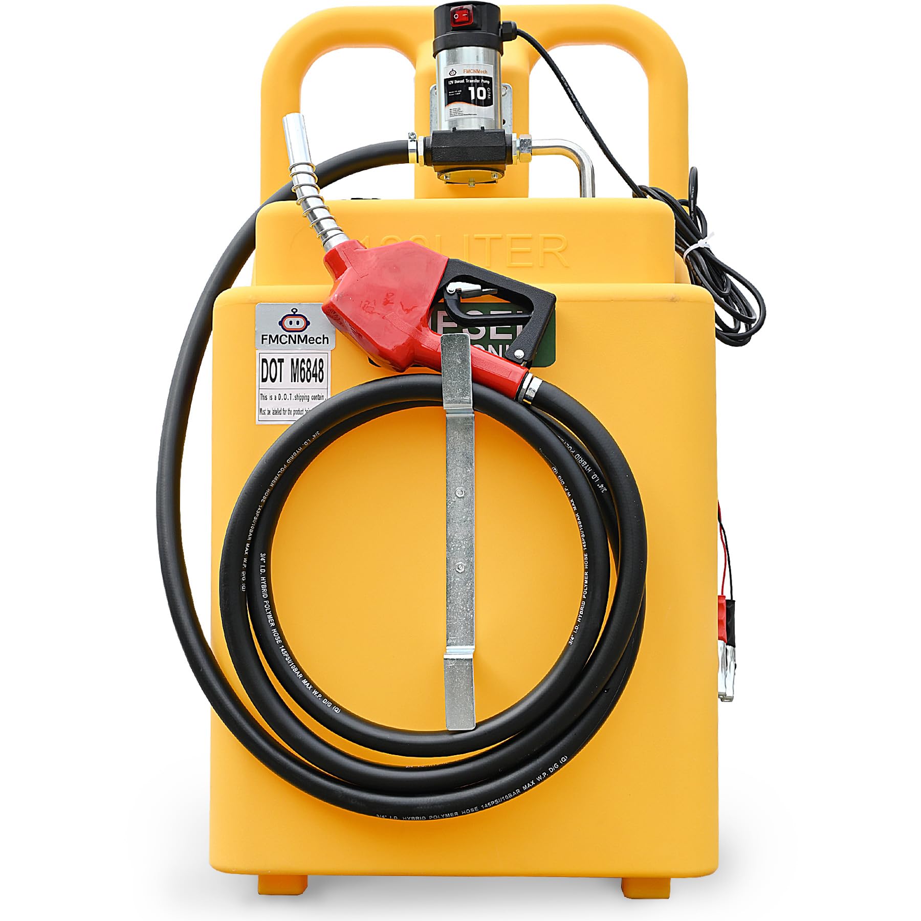 FMCNMech 32 Gallon Diesel Transfer Tank with Pump