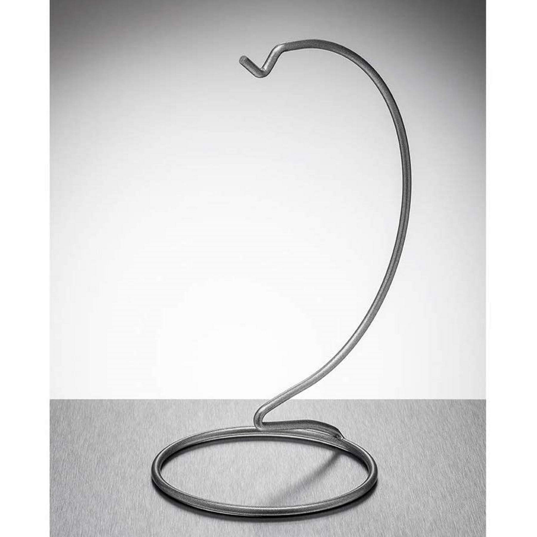 Medium Glass Ornament Display Stand- Silver