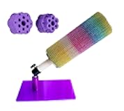 Blinger for customizing tumblers,Tumbler Turner Spinning Bling Stand for Blinging Tumblers,360 Degree Rotation for Tumblers DIY Bling Cup Glitter Epoxy Tumblers Tool (Purple)