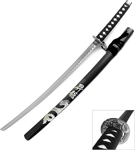 Miniatura 2 de Snake Eye Tactical Espada samurái katana de dos tonos con soporte de espada gratis