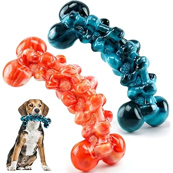 WinTour Indestructible Dog Toys for Aggressive Chewers, Tough Dog Chew Toys for Large Breed, Durable, Super Chewer Dog Toys