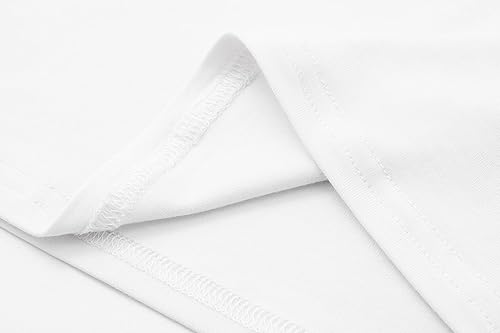 Miniatura 5 de OThread & Co. Camiseta de manga larga con cuello en V, para mujer, con capa básica, de licra