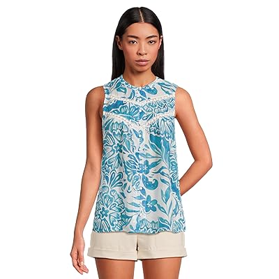 Johnny Was Tank Top Blouse Bethany Women