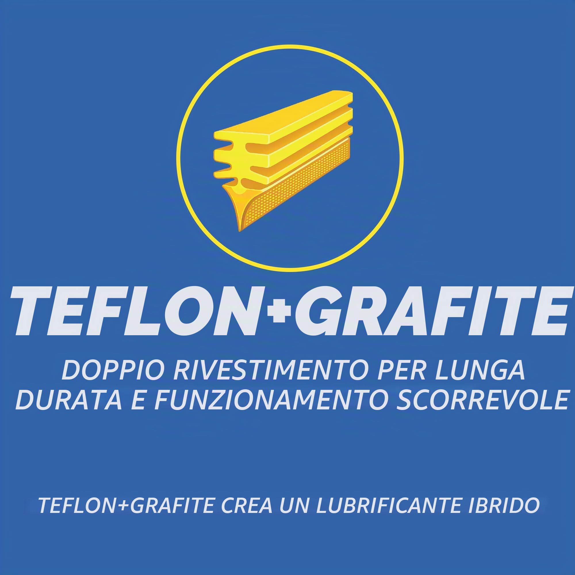 MICHELIN 13108 - Set spazzole tergicristallo, lunghezza 600/400 mm, colore: Nero