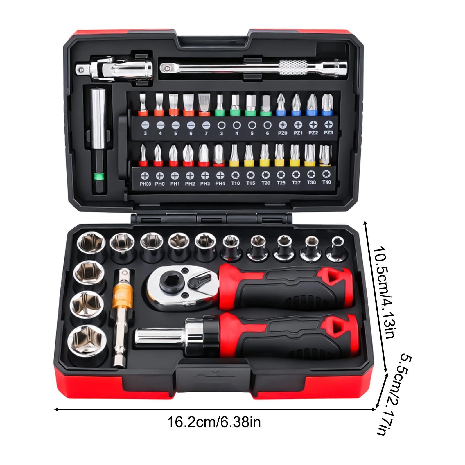 Générique Wrench Tool Set, Magnetic Ratcheting Spanner Maintenance Tool Kit